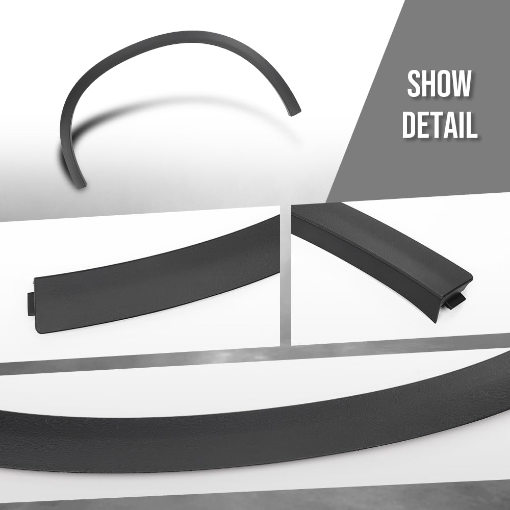 G-PLUS Fender Trim Front Left Side Compatible with Benz GLC300 4Matic 2016-2020 / GLC300 Base 2016-2022 / GLC43 AMG 4Matic 2017-2022 2538850522, MB1290101 Black