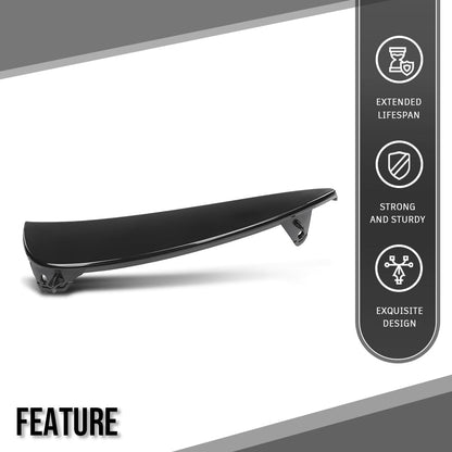 G-PLUS Bumper Face Bar Trim Molding Step Pad Front Driver Left Side Compatible with Benz E350 / E450 4Matic Sedan 2021-2022 2138856306, MB1046183 Black
