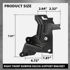 G-PLUS Front Right Bumper Support Bracket for Jeep Cherokee 2019-2023 Product Image