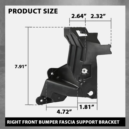 G-PLUS Right Front Bumper Fascia Support Bracket Compatible with Jeep Cherokee 2019-2023 68438630AB