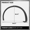 G-PLUS Rear Left Fender Wheel Flare Molding Trim Arch Compatible with Tesla Model X 2016-2021 1032529000E, JYH8583MBKL, 103529000G, 1035290-00-G, 1035290-00-E Wheel Opening Molding Arch Trim Black