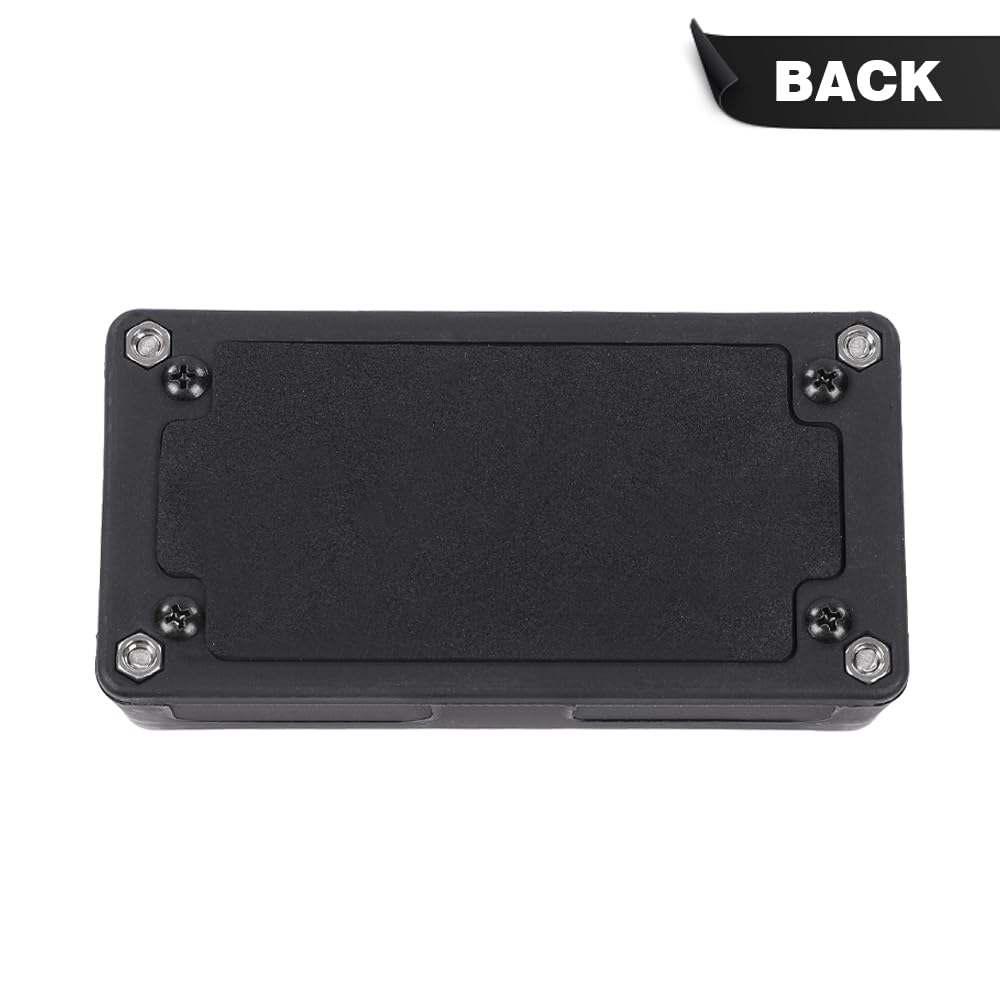 G-PLUS Nylon 30 Fiberglass Black Distribution Box 12 Terminal Ground Power Distribution Junction Block Kit 12V 100A