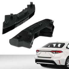 G-PLUS Rear Bumper Retainer Brackets Pair for Toyota Corolla Sedan 2020-2022 Front View
