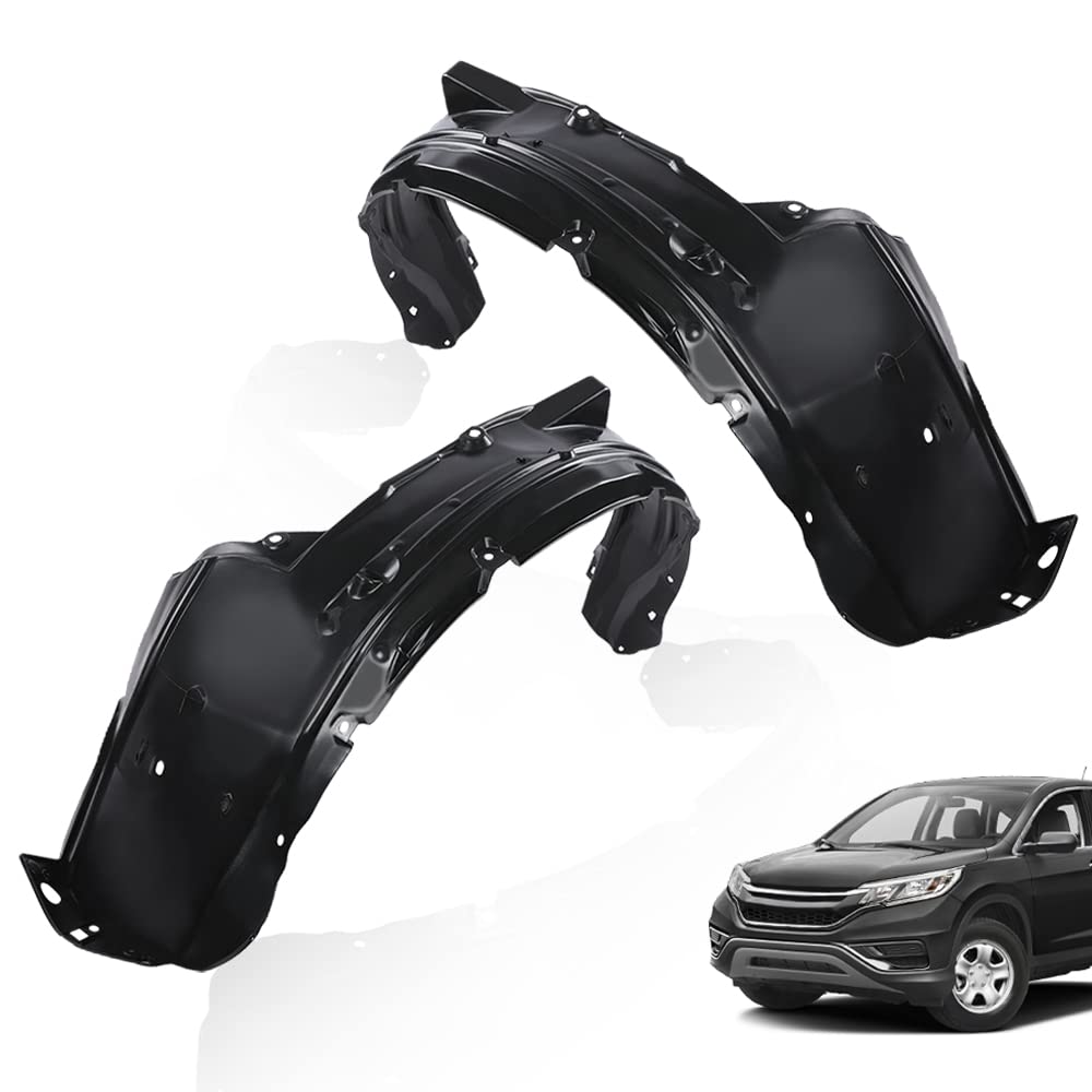 G-PLUS New Front Driver & Passenger Side Fender Liner Set Compatible with Honda CR-V 2012-2016 74150T0AA00, 74100T0AA00 HO1248147, HO1249147