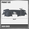 G-PLUS TPE Dash Board Cover Light Dashboard Cap Compatible with Acura TL 2004 2005 2006 2007 2008 Grey