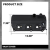 G-PLUS Engine Valve Cover w/Gasket Compatible with Mitsubishi Outlander 3.0L 2007-2009 1035A840 Black