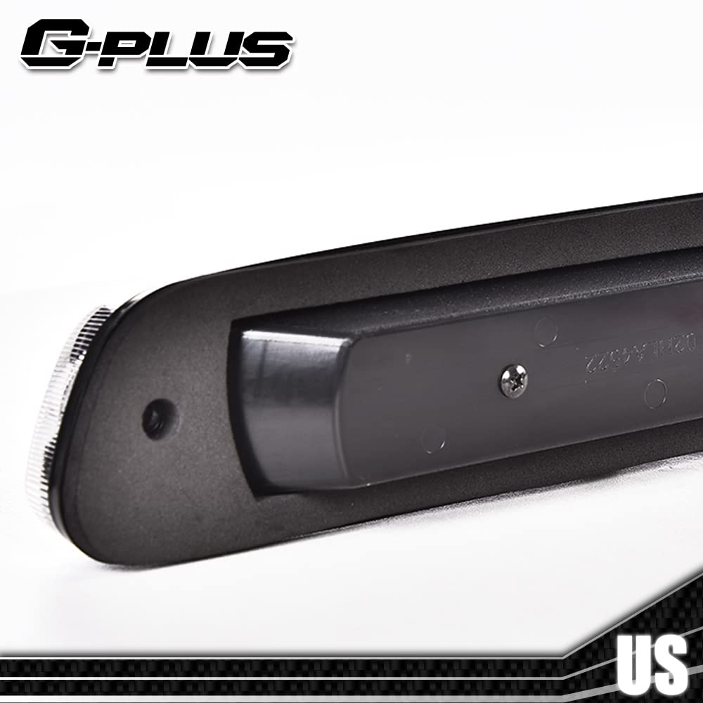 G-PLUS LED 3rd Third Center High Mount X Stop Light Lamp Compatible with 2004-2012 Chevy Colorado/GMC Canyon 2006-2008 Isuzu I-Series 3D LED Bar Tail Brake Light 15286505