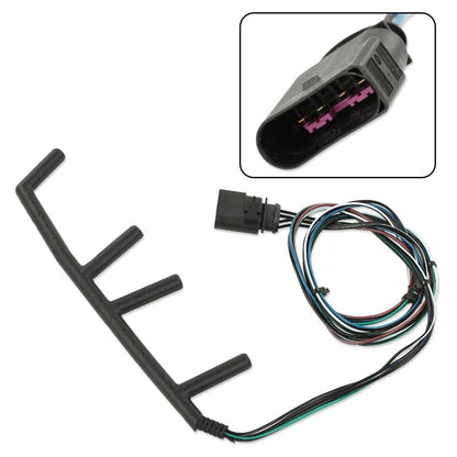 G-PLUS 4 Wire Glow Plug Wiring Harness Compatible with VW Jetta TDI/New Beetle TDI/Golf TDI 2002-2003 038971220C, 904-090