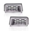 G-PLUS Front Bumper Caliper Air Duct Compatible with 2003-2007 Chevy Silverado 1500 SS-Style Left & Right Pair (Gray)