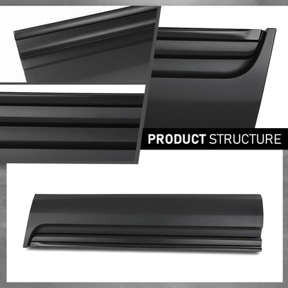 G-PLUS Front Right Lower Door Molding, Compatible with Ford Explorer 2011-2015, Passenger Side, BB5Z7820878AA, FO1305112 Black