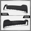 G-PLUS Rear Bumper Face Bar Trim Molding Step Pad Compatible with Jeep Cherokee Latitude Plus 2018,Fit Jeep Cherokee (submodel: Latitude, North, Sport) 2014-2018,Fit for Models With Single Exhaust