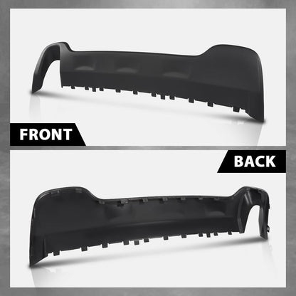 G-PLUS Rear Bumper Face Bar Trim Molding Step Pad Compatible with Jeep Cherokee Latitude Plus 2018,Fit Jeep Cherokee (submodel: Latitude, North, Sport) 2014-2018,Fit for Models With Single Exhaust