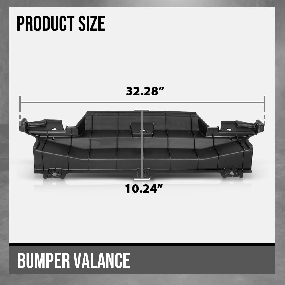 G-PLUS Front Lower Bumper Valance Compatible with Toyota 4Runner 2014-2023 without Chrome Trim 5212935030, TO1091100 Black