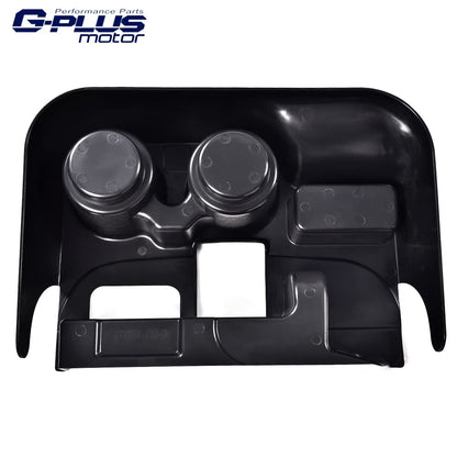 G-PLUS Center Console Cup Holder Compatible with 2003-2012 Dodge Ram 1500 2500 3500 (Non-Sport Interior Package, Non-Laramie) Matte Black ABS