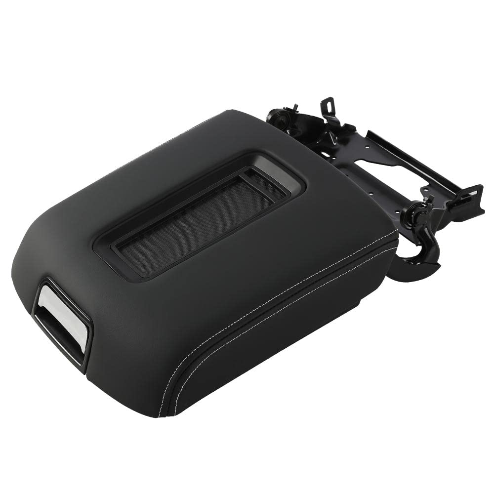 G-PLUS Center Console Armrest Lid Compatible with Chevy Tahoe/Suburban 2015-2019,Fit GMC Yukon/Yukon XL Center 2015-2019 Console Armrest Lid 0227083AA L0227083AA Black