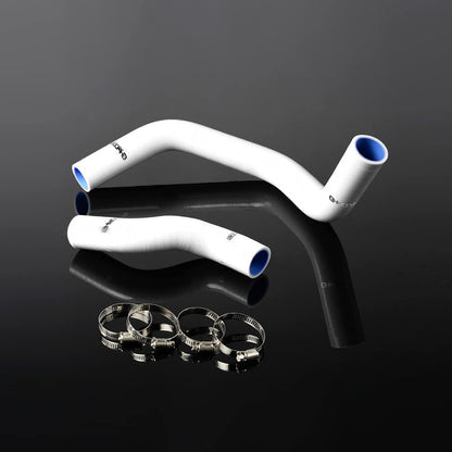 G-PLUS Silicone Radiator Hose Kit Compatible With Nissan Silvia 200SX 240SX S13 S14 S15 SR20DET,White