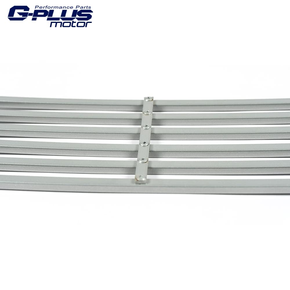 G-PLUS Front Lower Bumper Black Billet Grille Insert Compatible With 2009-2014 Nissan Maxima US Black