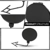 G-PLUS Rear Tow Eye Cover, Compatible with Audi A6 (submodel: Premium, Premium Plus)/ A6 Quattro 2012 2013 2014 2015, 4G5807441GRU, AU1129101