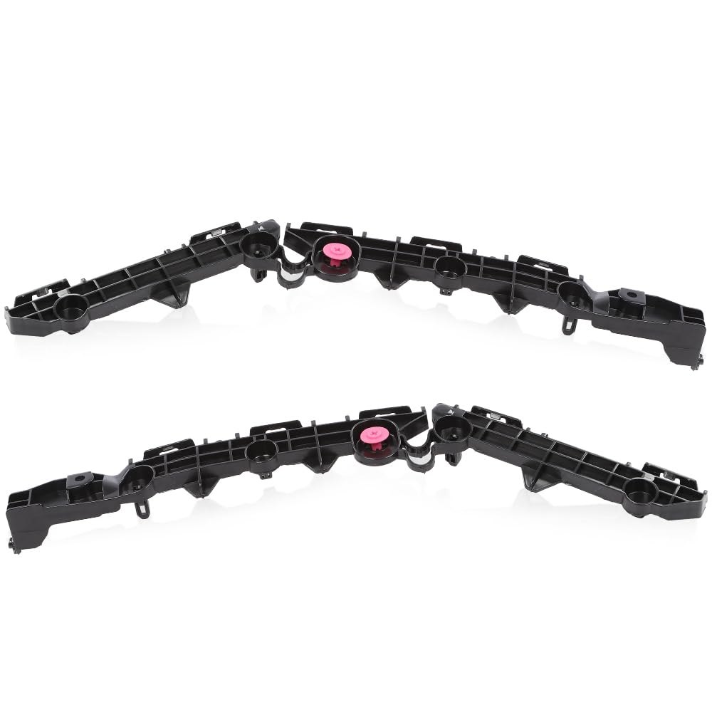 G-PLUS Rear Left & Right Side 1pair Bumper Brackets Compatible with 2019-2021 Toyota RAV4 521550R070, 521560R070, TO1143129, TO1142129