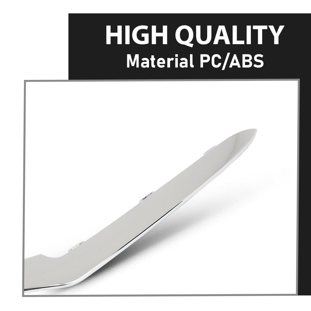 G-PLUS Front Bumper Trim Molding Fit Benz E-CLASS W212 2014-2016, Fit Benz E200 E250 E300 E300 E350 E350 E400 E400 E500 E550 500 4Matic, AMG STYLE 2014-2016
