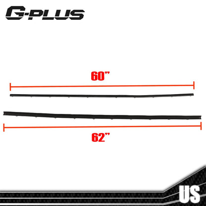 G-PLUS Tailgate Tail Gate Window Sweep Weatherstrip Seal Set Right & Left Side Windshield Trim Molding Compatible with 1978-1996 Ford Bronco D8TZ9841610/2072/FO1930103