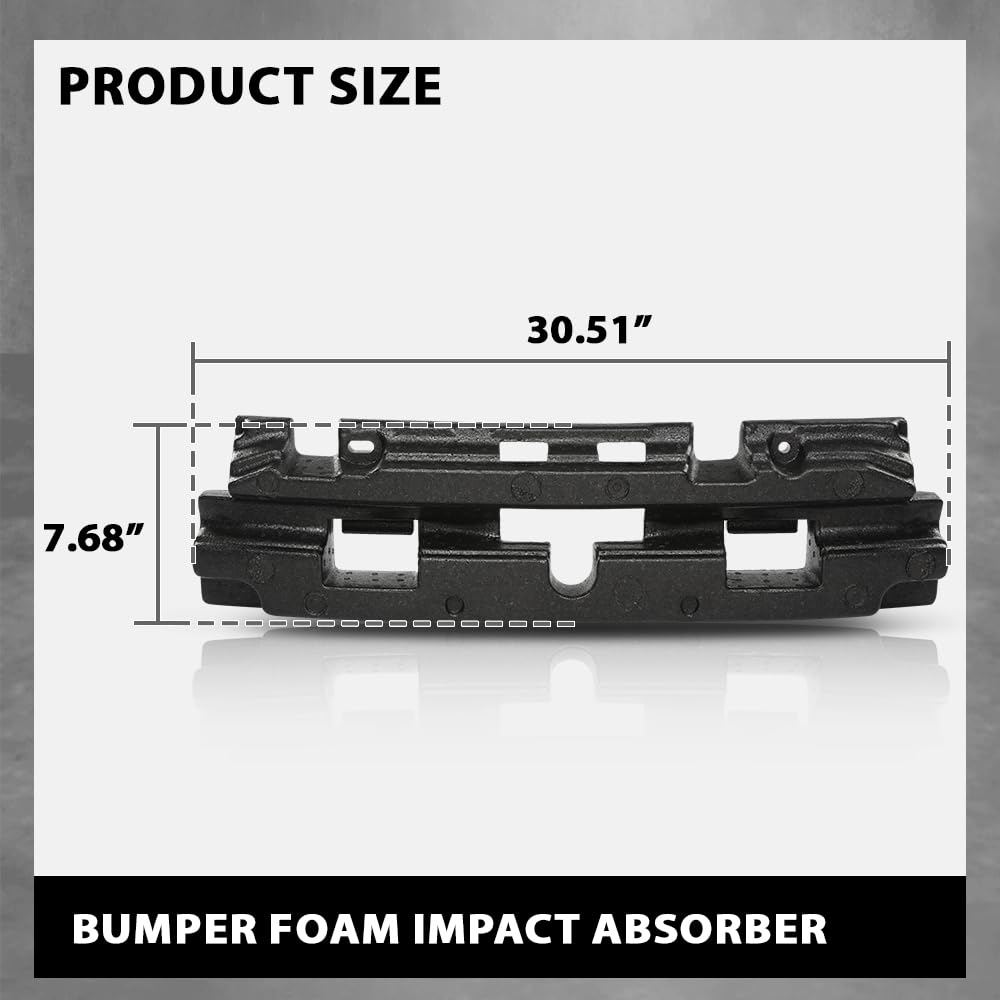 G-PLUS Front Bumper Foam Energy Impact Absorber Compatible with Jeep Grand Cherokee 2014-2016,Not Fit Diesel 68223471AA