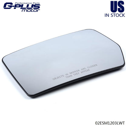 G-PLUS Front Replacement Mirror Glass Compatible with 2011-2014 Ford F150 BL3Z-17K707-A BL3Z17K707A White