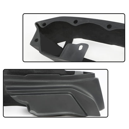 G-PLUS Rear Fiberglass Bumper Fillers Set of 2 Compatible with Cadillac Deville 1980-1992/Fit for Cadillac Fleetwood 1980-1992/Fit Cadillac Brougham 1980-1992 Black