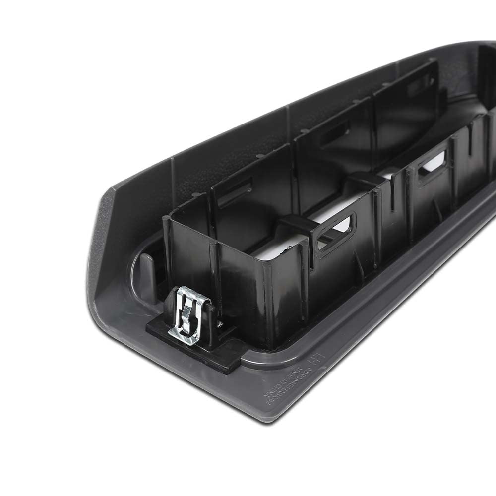 G-PLUS Window Switch Bezel Cover Driver Side, Push Button, Manual, Dark Gray, Compatible with Chevy Silverado/GMC Sierra 2003-2007