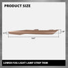 G-PLUS Pair Lower Fog Light Lamp Strip Trim Compatible with Land Rover Range Rover Evoque 2020-2022