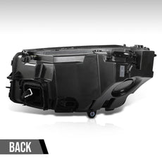 G-PLUS LED Headlight for Benz GLC Class 2020-2022 Black Right Side Close-up View