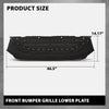 G-PLUS Front Lower Engine Splash Shield, Compatible with Audi A6 & A6 Quattro 2012-2015, Bumper Lower Grill Plate, 4G0807611, 4G0 807 611
