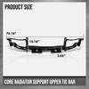 G-PLUS Radiator Support Core Upper Tie Bar Compatible with Chrysler 300 2011-2023 68142203AC, CH1225234 Black