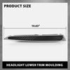 G-PLUS Front Right Lower Headlight Trim Moulding, Compatible with Ford Escape S/SE/Titanium Sport Utility 4-Door 2013-2016, Fit SEL Sport Utility 4-Door 2013, Passenger Side, CJ5Z13008D, DV45-8228-AA