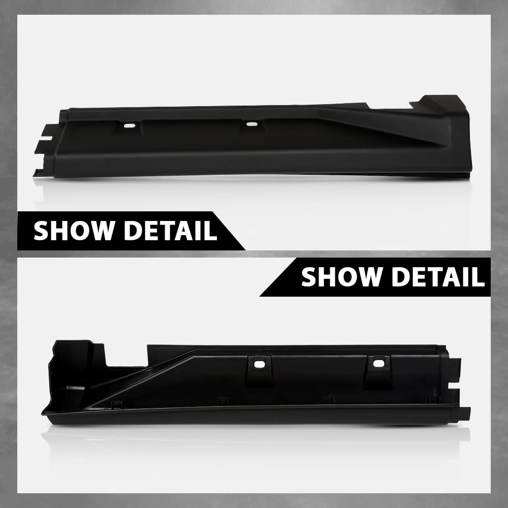 G-PLUS Rear Right Side Rocker Molding Panel Trim Compatible with Jeep Compass 2011-2017 5116128AC, 05116128AC