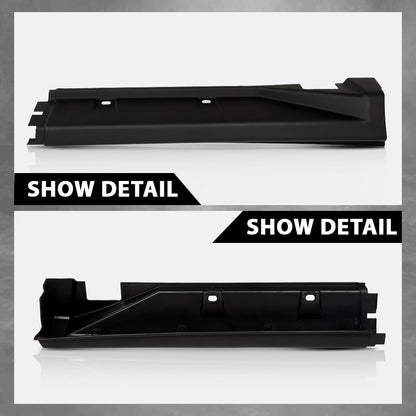G-PLUS Rear Right Side Rocker Molding Panel Trim Compatible with Jeep Compass 2011-2017 5116128AC, 05116128AC
