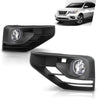 G-PLUS Fog Lights Bumper Lamps Assembly Left and Right Side W/Wiring Harness Compatible with Nissan Pathfinder 2017-2020 261509B90E, 261509B90E Black