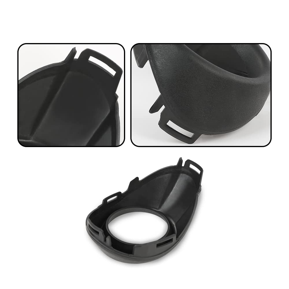 G-PLUS Front Bumper Fog Light Cover Bezels Trim 2pcs Compatible with 2012-2014 Focus models BM51-19953-CB BM51 19952 CB BM51-19953-AD BM51-19952-AD