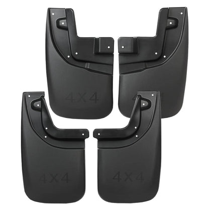 G-PLUS Heavy Duty Molded Mud Flaps Compatible with Toyota Tacoma with Fender Flares 2005-2015 Mud Guards Splash Front & Rear Mudguards Black Set of 4