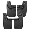 G-PLUS Heavy Duty Molded Mud Flaps Compatible with Toyota Tacoma w/Fender Flares 2005-2015 4PCS Mud Guards Splash Front & Rear Mudguards Black