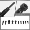 G-PLUS Blind Hole Collet Bearing Puller Set with 8-32mm Inner Bearing Extractor Compatible with Most Vehicles– Works on Motorcycles, ATVs, Scooters, Compact Cars and Medium-Sized Cars 12 PCS Black