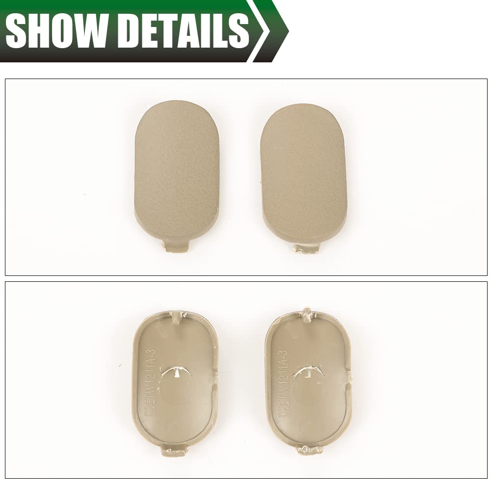 G-PLUS Front A Pillar Trim Handle Compatible with 2004-2008 F150, RH Passenger Side Inside Grab Handle 4L3Z1503598AAC (Beige)