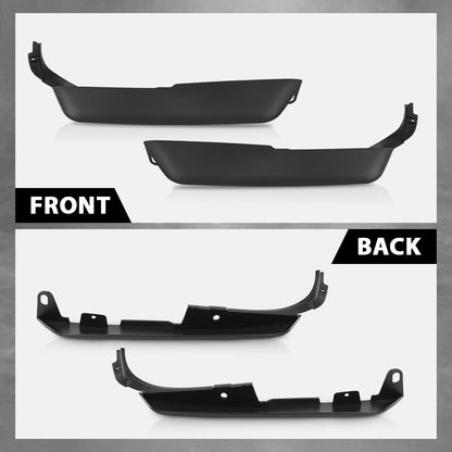 G-PLUS Front Bumper Air Deflector Spoiler Compatible with Discovery LR4 2014-2016 LR051328, LR051327