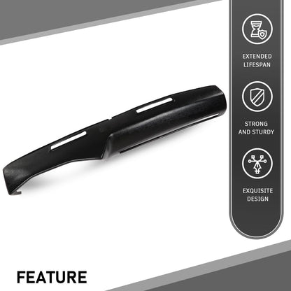 G-PLUS Dashboard Dash Cover Compatible with Chevy GMC Trucks 1973-1980 Black ABS Plastic