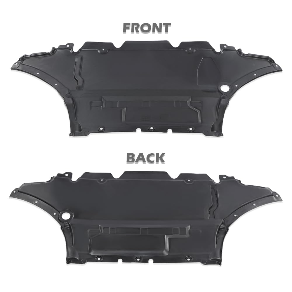 G-PLUS Front Engine Splash Shield Compatible with 2009-2012 Audi A4 Quattro A4 for at Models 8K0863821AF AU1228119