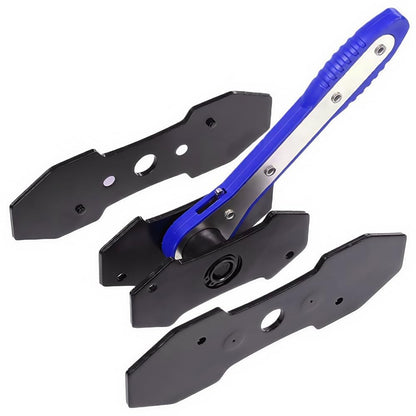 G-PLUS Blue 360° Brake Caliper Press Tool with 2 Groups Steel Plates,Ratchet Piston Spreader Automotive Tools Car Brake Repair & Instalation,4 in 1 Universal Disc Ratchet Brake Caliper Tool