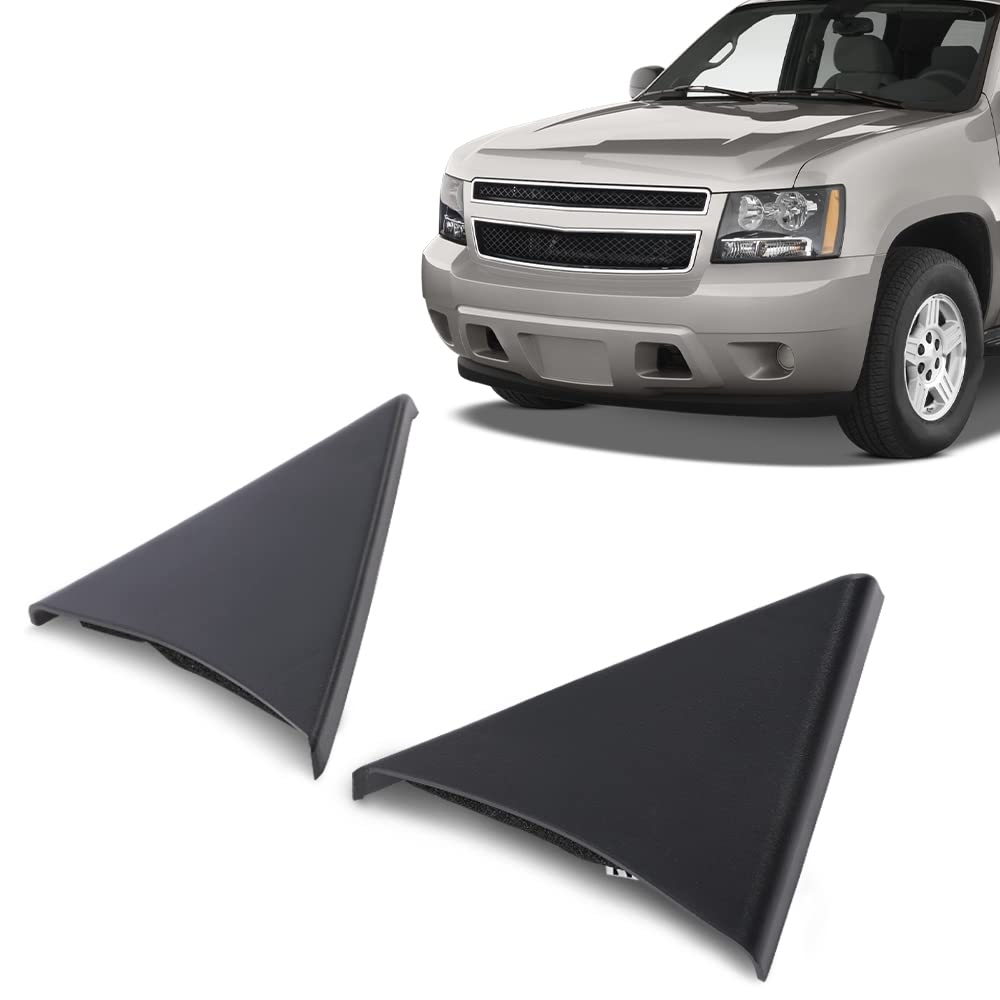 G-PLUS Front Door Upper Trim Panel Compatible with Chevy Silverado/Fit GMC Sierra 2007-2013 Left and Right Side 15873741 25862747 15852544 15214066