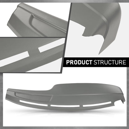 G-PLUS TPE Dashboard Cover Compatible with Toyota 4Runner Pickup 1989-1995 Gray Dash Panel