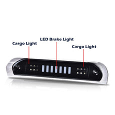 G-PLUS LED Third Brake Light for Dodge RAM 1500 2500 3500 2002-2009 Black Housing Smoky Lens Additional Angle