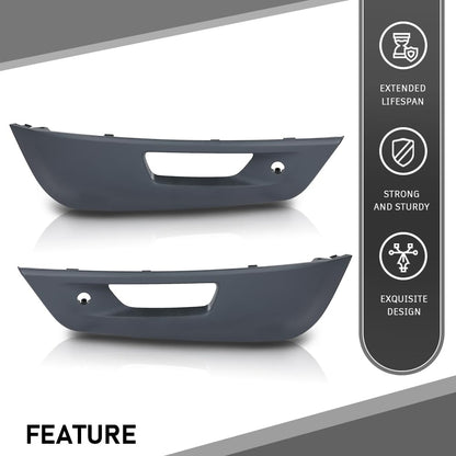 G-PLUS Front Bumper Face Bar End Cap Cover Compatible with Range Rover Sport 2014-2017,Fit for Models With Active Park Assist System 2Pcs